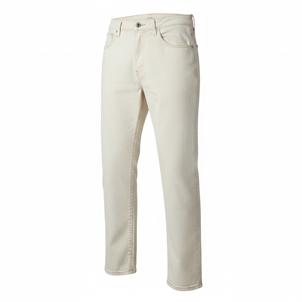 Cotton:On Original Straight Women 34 White Mid Rise Relaxed Fit Jeans